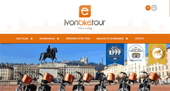 Desktop Screenshot of lyonbiketour.com
